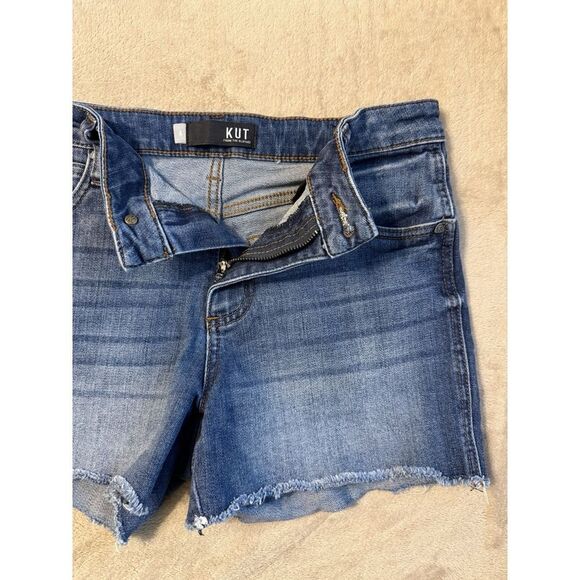 Kut from the Kloth Blue High Waist Women Shorts - Picture 7 of 12